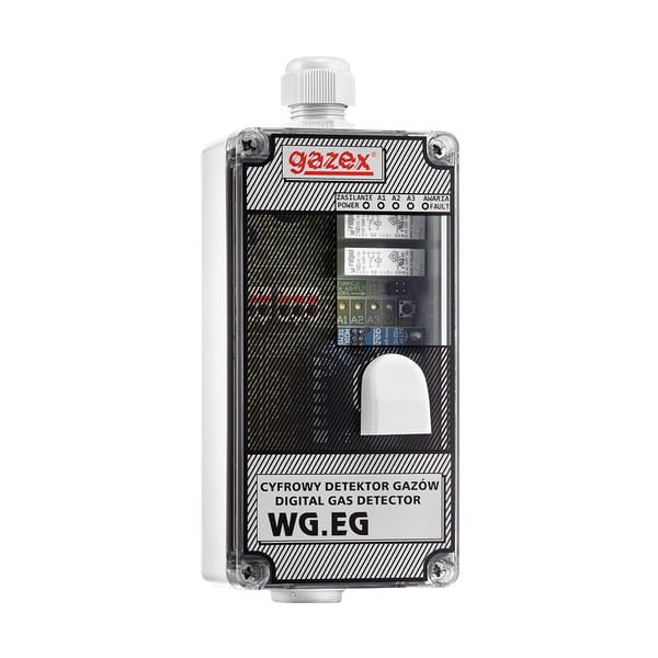 Detektor czujnik tlenku węgla (czadu) do garażu podziemnego Gazex WG-22.EG 230V