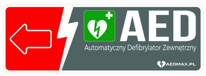 Szafka / skrzynka AIVIA 100 na defibrylator AED + alarm, wewnętrzna