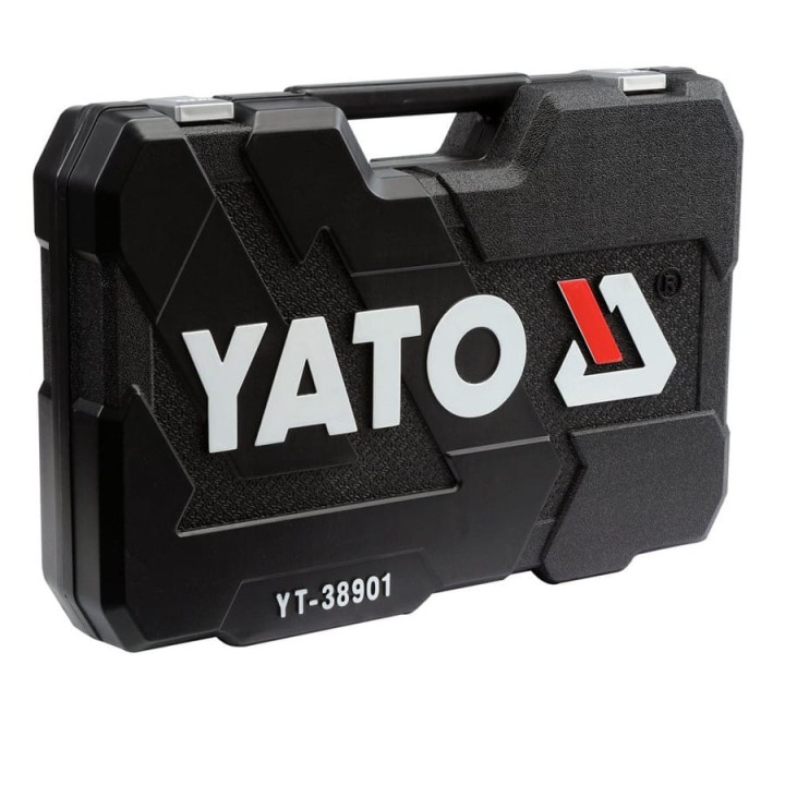 Zestaw narzędziowy YATO duży XXL 1/2" + 1/4" kpl. 122 szt