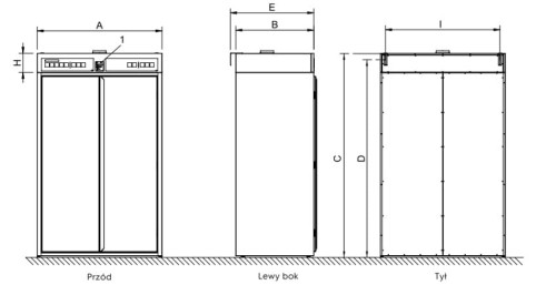 Szafa do suszenia ubrań Electrolux Professional DC6-15 (na 4 ubrania specjalne)