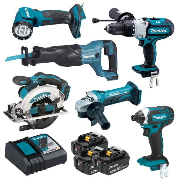 Zestaw narzędzi akumulatorowych MAKITA DLX6105T Combo 18V Li-ion