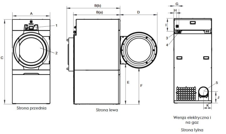 Suszarka bębnowa Electrolux Professional TD6-14 (na 1-2 max ubrania specjalne)