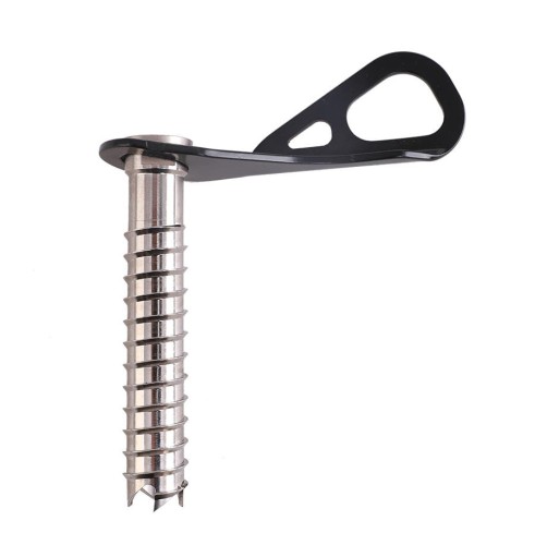 Śruba lodowa Climbing Technology z zaczepem do liny asekuracyjnej
