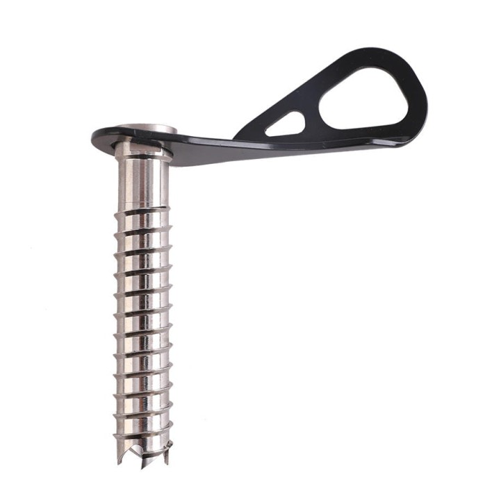 Śruba lodowa Climbing Technology z zaczepem do liny asekuracyjnej