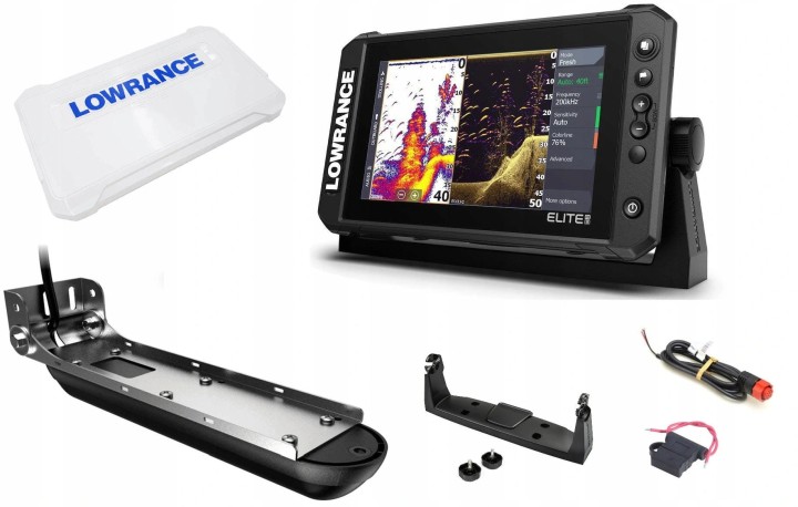 Echosonda Lowrance GPS Elite 9 FS z przetwornikiem 3w1