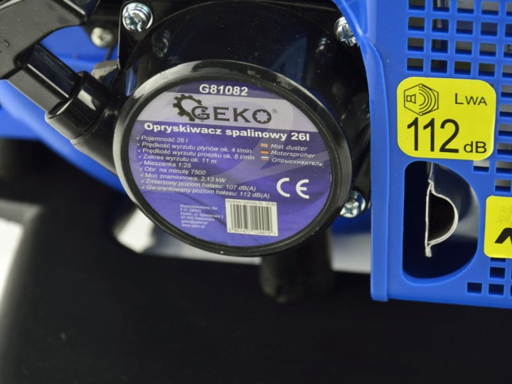 Opryskiwacz spalinowy Geko 26 litrów