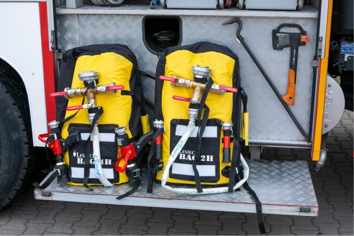 Plecak do pożarów traw i lasów Lestech BAG 4H z wyposażeniem