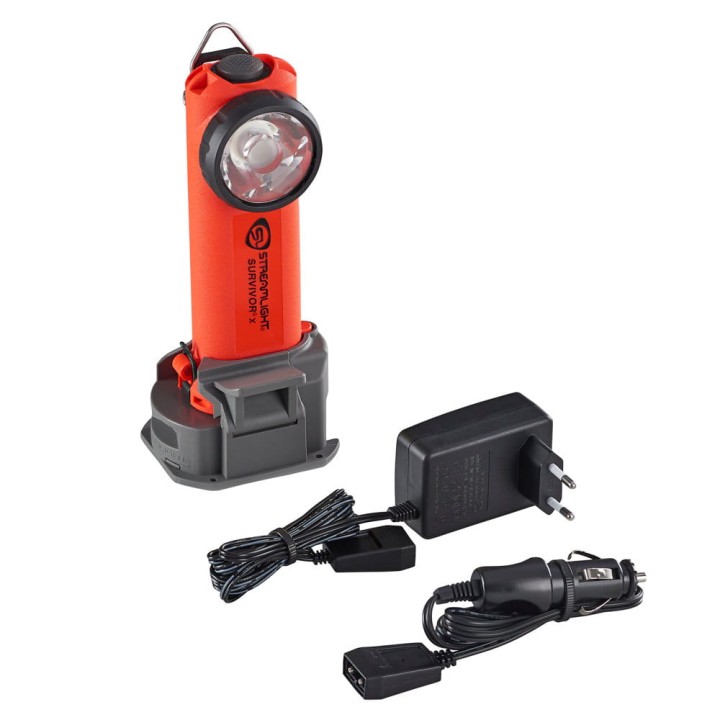 Latarka kątowa Streamlight Survivor X, ładowalna 12+230V, ATEx