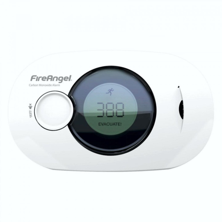 Czujnik tlenku węgla (czadu) FIREANGEL FA3322-INT z LCD, 10 lat