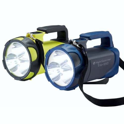 Szperacz NightSearcher TRIO 550, ładowalny 12+24V, 230V, 550 lm, IP-54