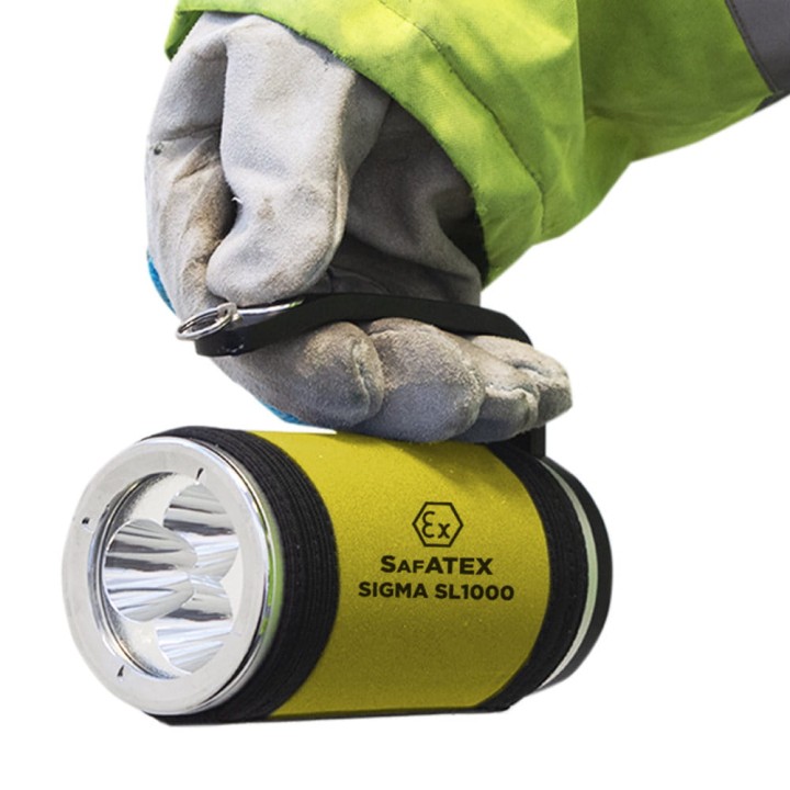 Latarka NightSearcher Sigma 1000, ładowalna 230V, 890 lm, IP-68, ATEx