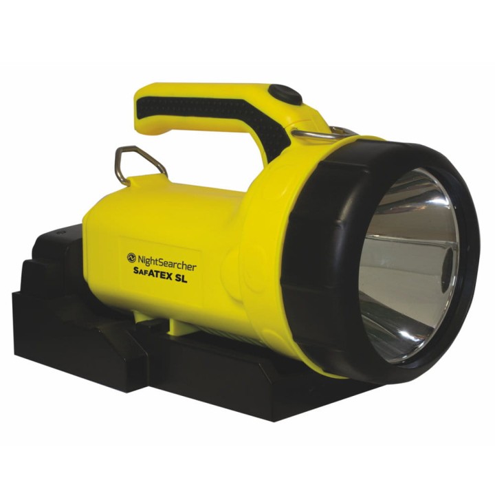 Latarka NightSearcher Sigma RSL370, ładowalna 230V (stacja dokująca), 370 lm, IP-64, ATEx