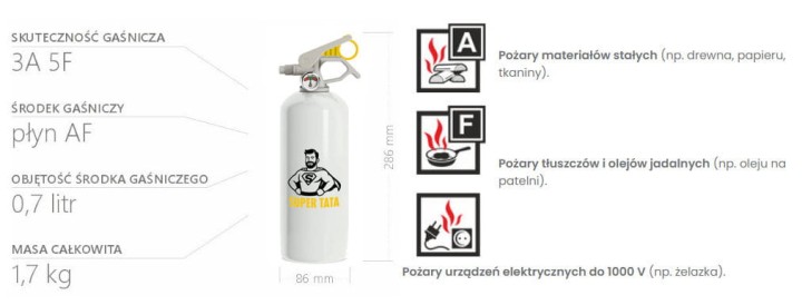 Gaśnica Domowa 1 - DLA TATY