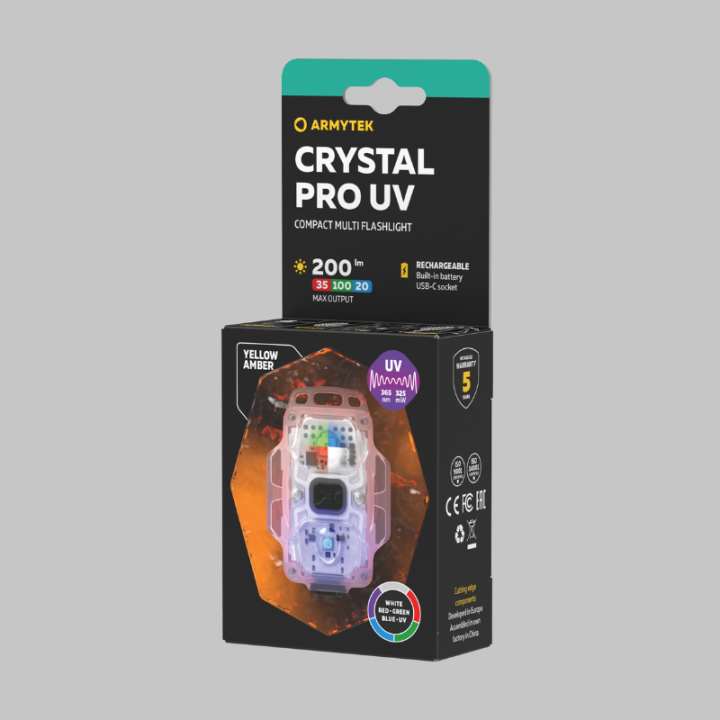 Latarka Armytek Crystal Pro UV Yellow