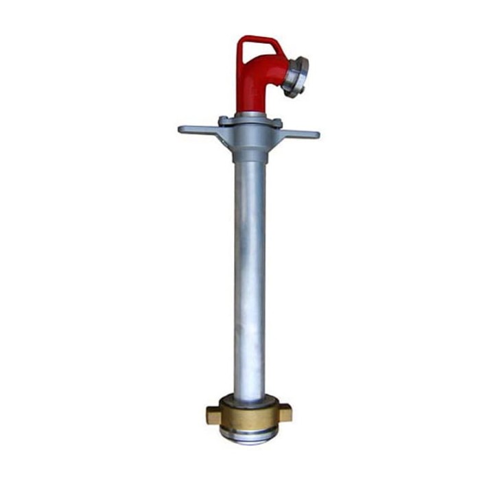 Stojak hydrantowy DN100 pojedynczy A/B (1x75), przyłącze DN100, rura DN80