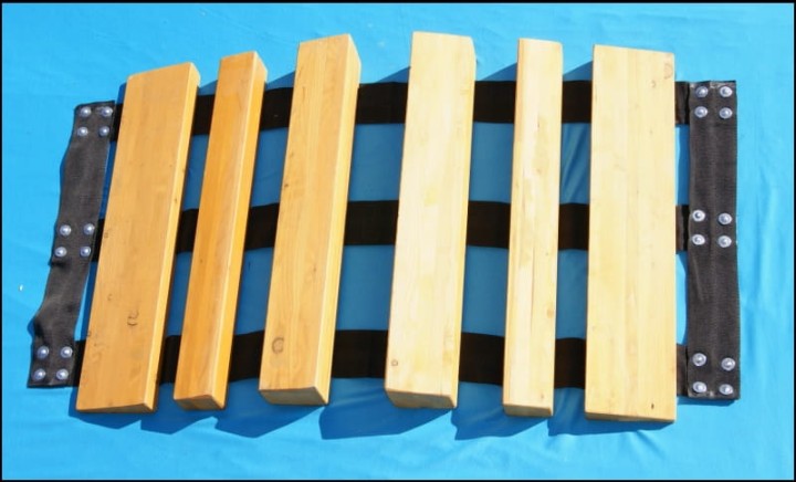 Mostek przejazdowy 110 (1x110, 2x75 i 2x52) drewniany
