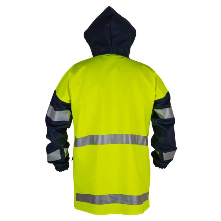 Ubranie wodoochronne 500/501/A antystatyczne, trudnopalne, 2-częściowe z kapturem, 540 g/m2
