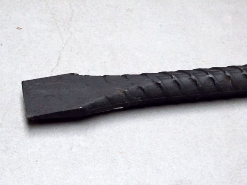 Łom żebrowany 4,5 kg, dł. 1200 mm, tw. stali HRC55
