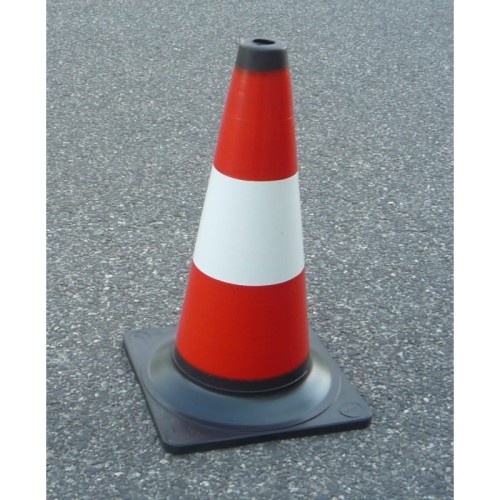 Pachołek drogowy 40 cm czerwony odblaskowy
