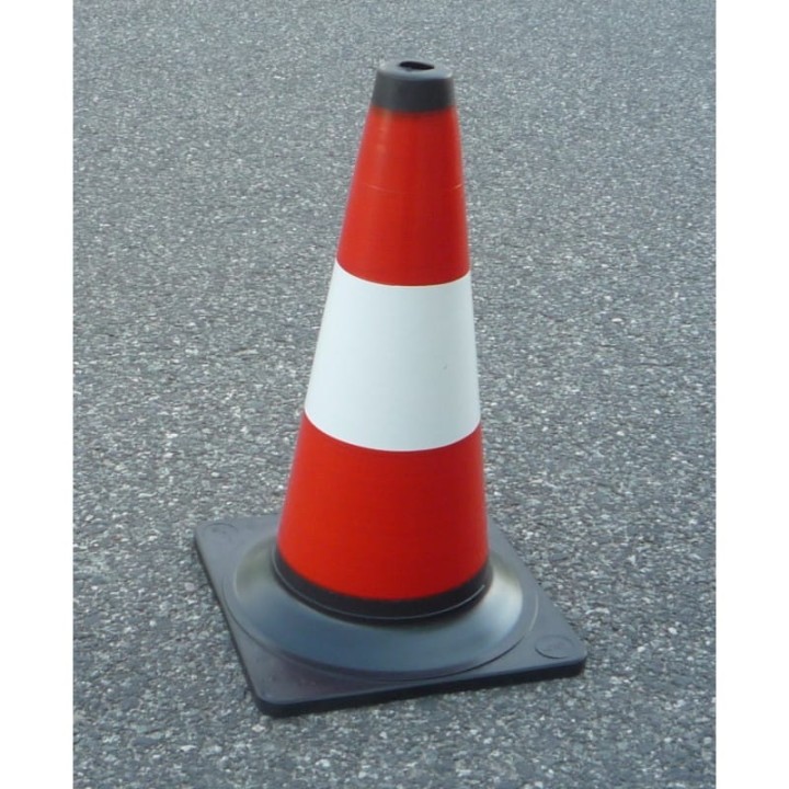 Pachołek drogowy 40 cm czerwony odblaskowy