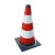 Pachołek drogowy 50 cm czerwony odblaskowy