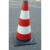 Pachołek drogowy 50 cm czerwony odblaskowy