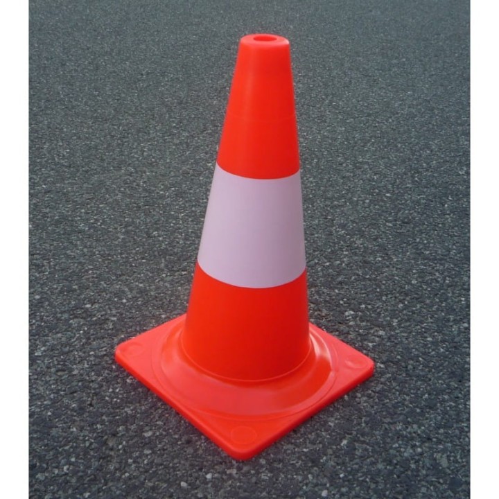 Pachołek drogowy 40 cm, pomarańczowy odblaskowy