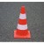 Pachołek drogowy 50 cm, pomarańczowy odblaskowy