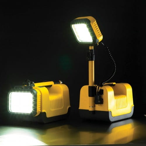 Akumulatorowy maszt oświetleniowy Peli RALS 9430 C, 1 lampa z diodami LED, wys. 0,8m, zasilanie akumulatory