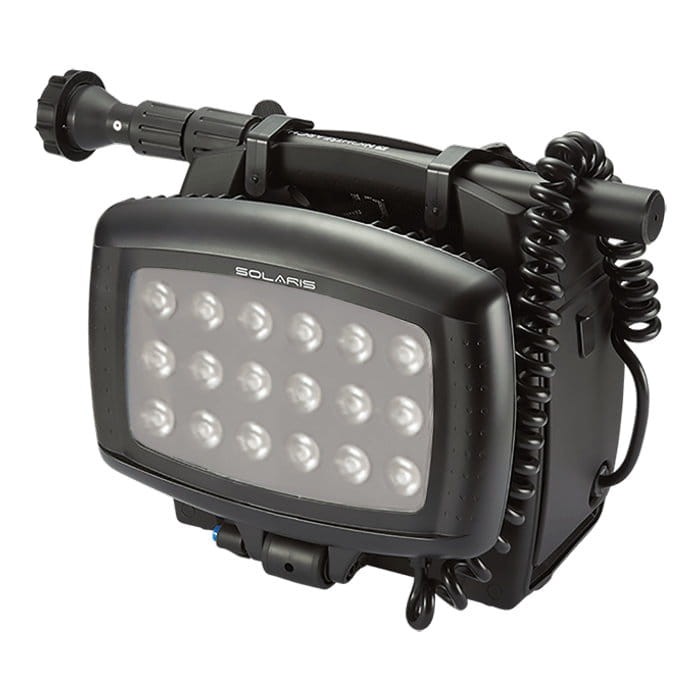 Akumulatorowy maszt oświetleniowy NightSearcher SOLARIS LITE 20.000 lumenów SLA, 22 Ah