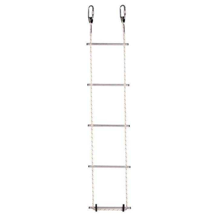 Drabina linowa 30m szczeble aluminiowe, obciążenie 120kg