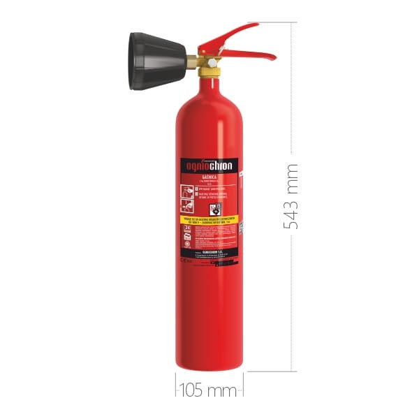 Gaśnica śniegowa 2kg GS-2x-B
