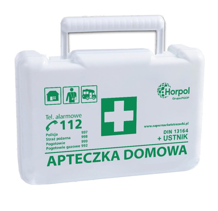 Apteczka domowa DIN 13164 BD New biała