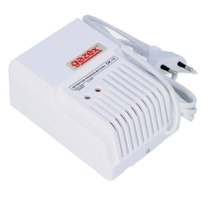 Domowy czujnik detektor gazu propan-butan (LPG) Gazex DK-15 230V