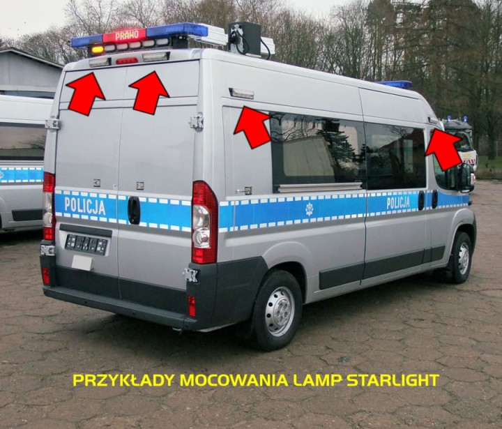 Lampa STARLIGHT 6000K do oświetlania pola dookoła pojazdu