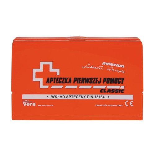Apteczka samochodowa Classic DIN 13164 pudełko z tworzywa