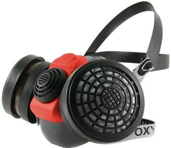 Półmaska wielogazowa Oxyline Climax 756-S + 2 pochłaniacze ABEK1, silikonowa