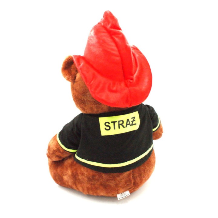 Maskotka strażacka Misiek - duży 51 cm
