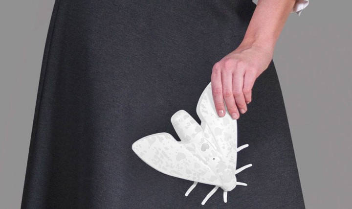 Designerski czujnik dymu JALO LENTO 10 (ćma)